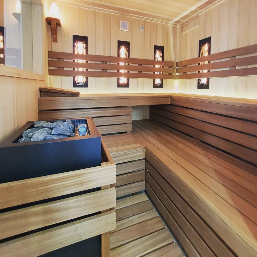 Sauna mix zrealizowana w Ustce (sauna fińska + infrared)