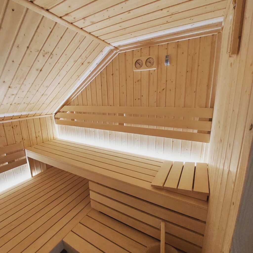Sauna fińska (sucha) realizacja w Bydgoszczy