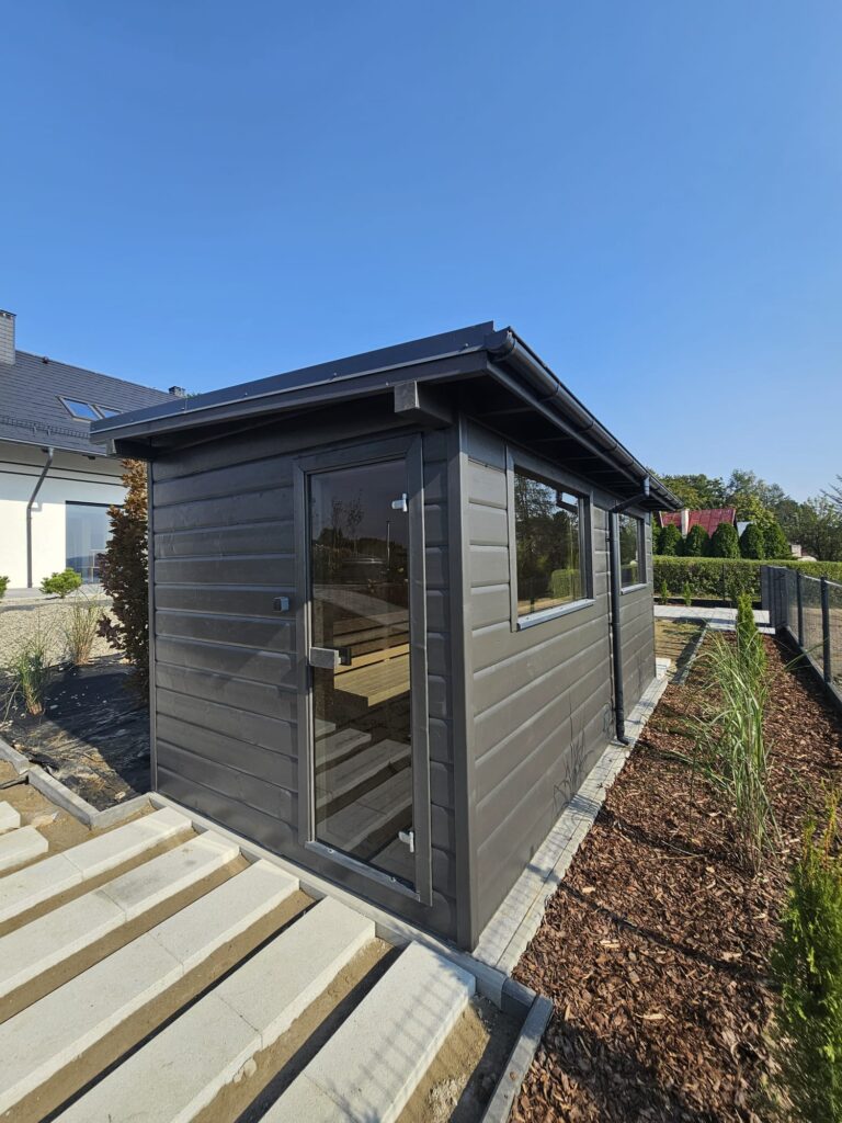 Sauna ogrodowa – realizacja Łuków